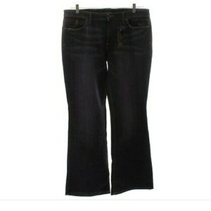 NEW Sz 14 Banana Republic Boot Cut Dark Jeans Deni